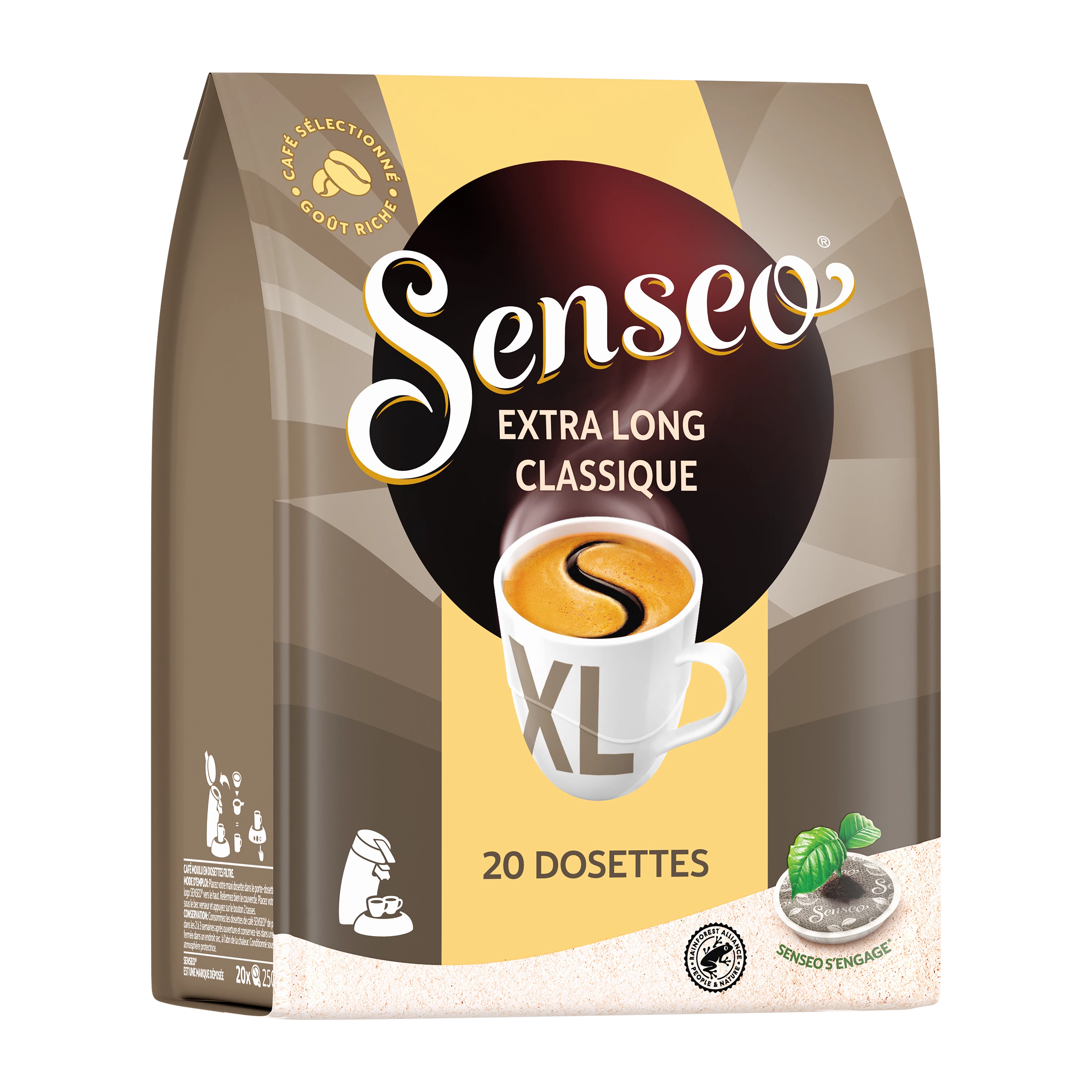 Café dosettes compatibles senseo classique Senseo x72
