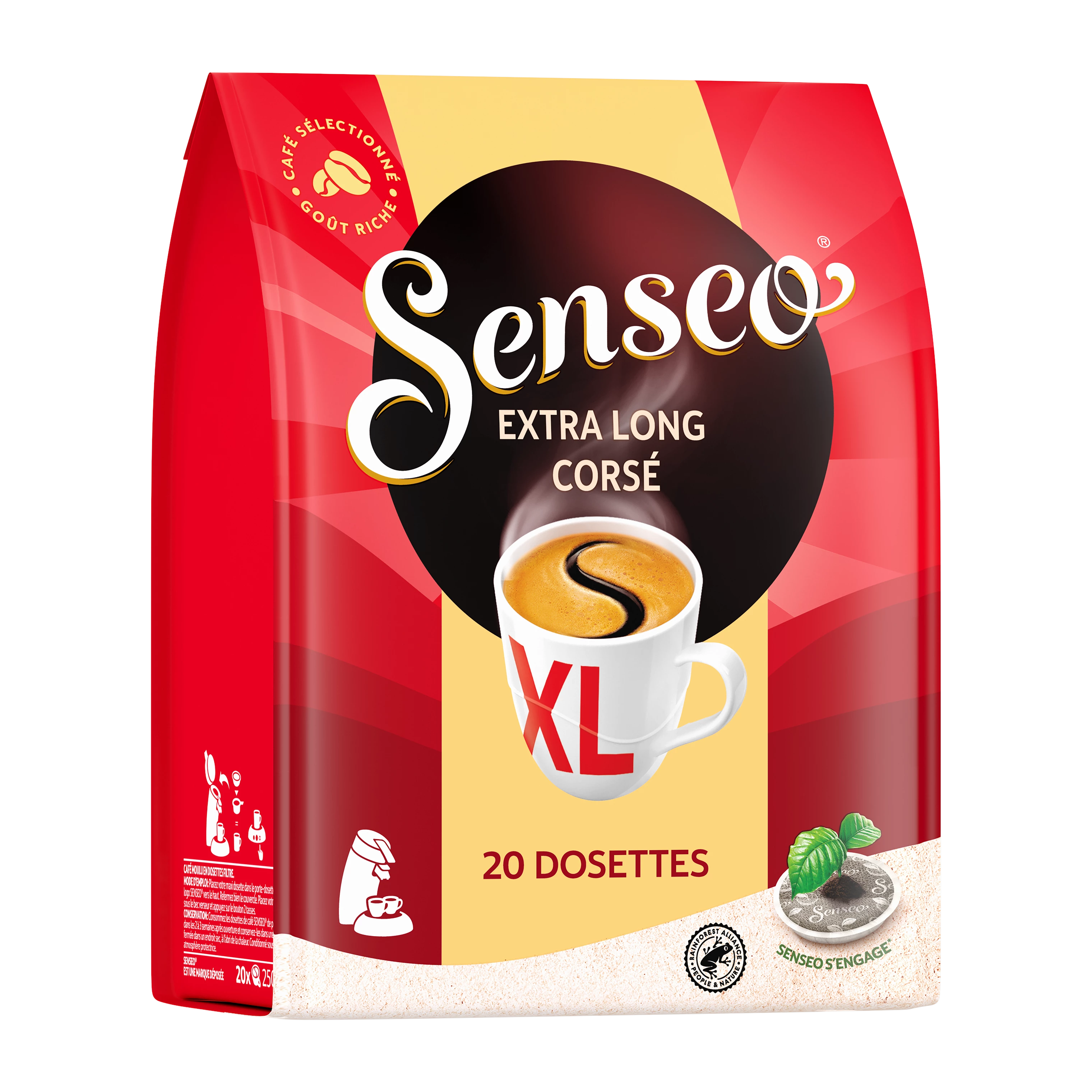 Dosette à café Senséo lavable et rechargeable (Kit de 2 dosettes