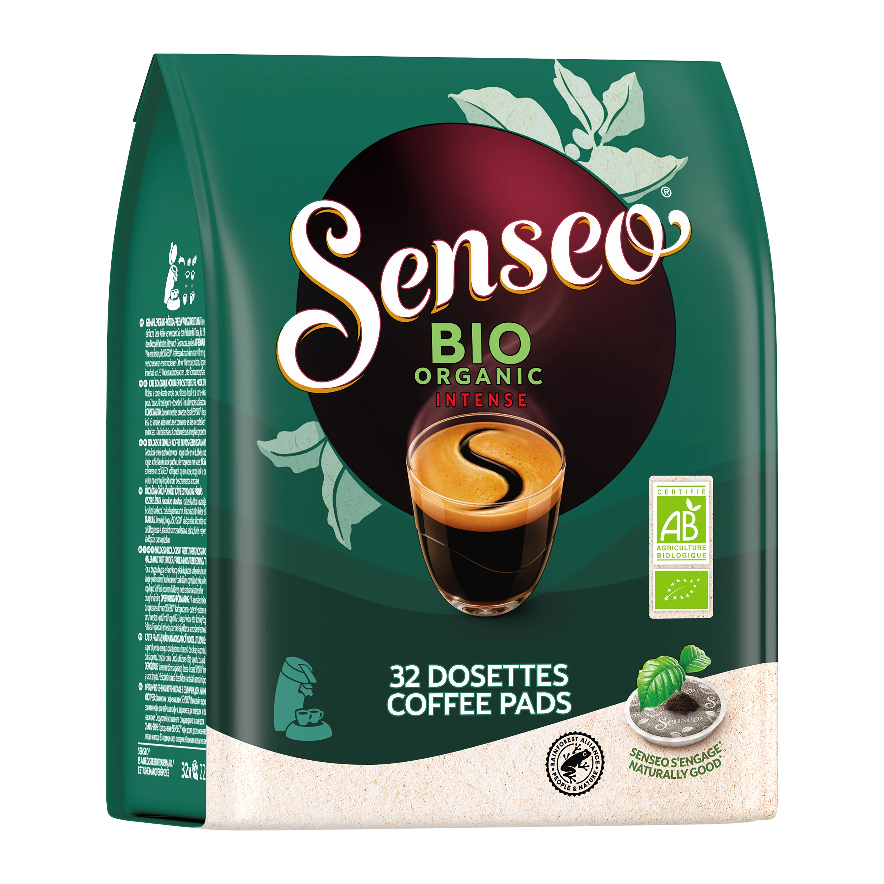 Senseo Espresso Intense N°9 - 36 dosettes Compact - Café Dosette